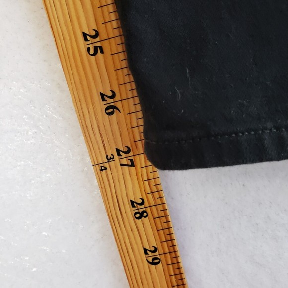 Express Skinny High Rise Jeans Women Size 2R Black Denim 5 Pockets Logo Stretch - Picture 8 of 12